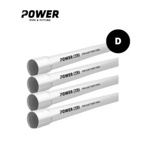 Pipa Power uPVC Putih D 2" - Nurul Huda 2