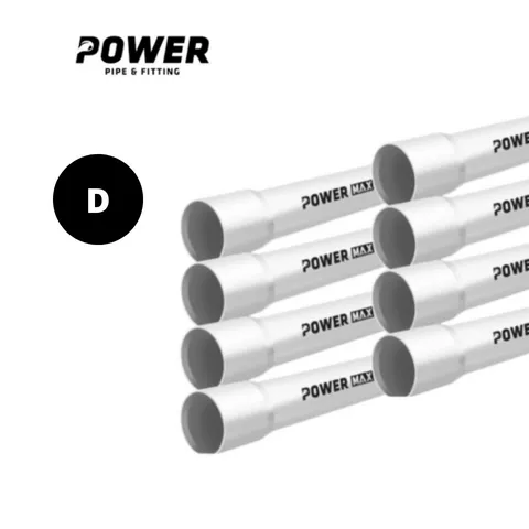 Pipa Power uPVC Putih D 1¼" - Soni
