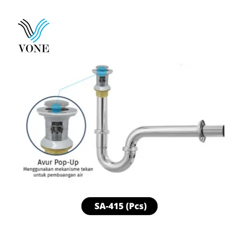 Vone P-Trap Saluran Pipa Leher Angsa SA-415 Pcs - Surabaya