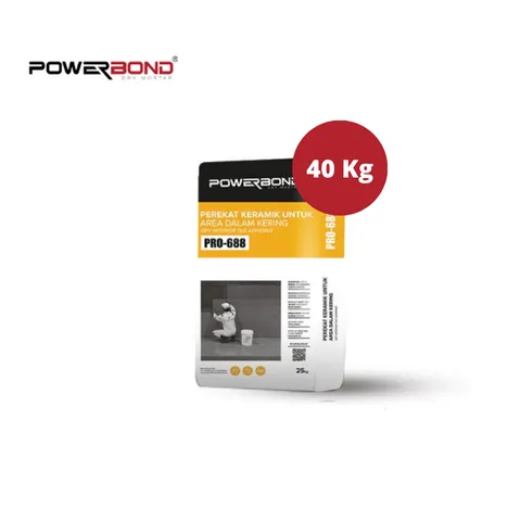 Powerbond Dry Interior Tile Adhesive 40 Kg Sak - Surabaya