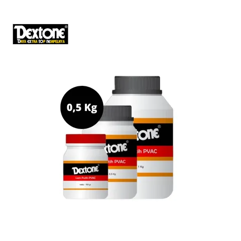 Dextone PVAC Lem Putih 0,5 Kg Pcs - Surabaya