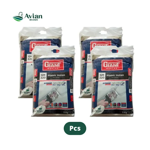 Giant Mortar 220 Plamir Instan 5 Kg 5 Kg - Putri Utama Teknik