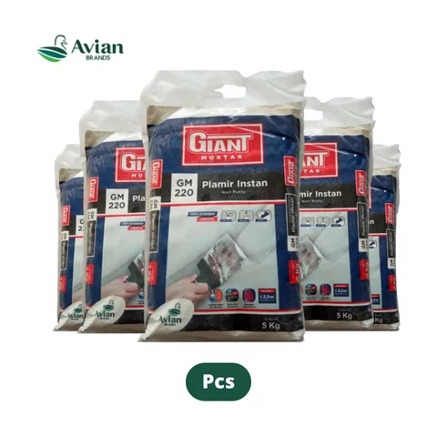 Giant Mortar 220 Plamir Instan 5 Kg 5 Kg - Ganesha