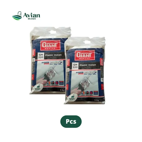 Giant Mortar 220 Plamir Instan 5 Kg