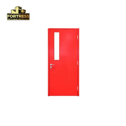 Fortress Fire Door Merah 80 cm x 240 cm x 5 cm - Surabaya