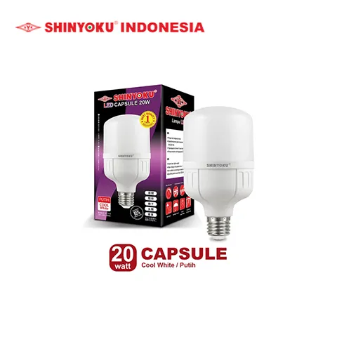 Shinyoku Lampu LED Capsule 20W - Putih, E27 E27 20 Watt, Putih - Surabaya