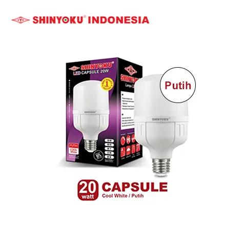 Shinyoku Lampu LED Capsule 20W - Putih, E27