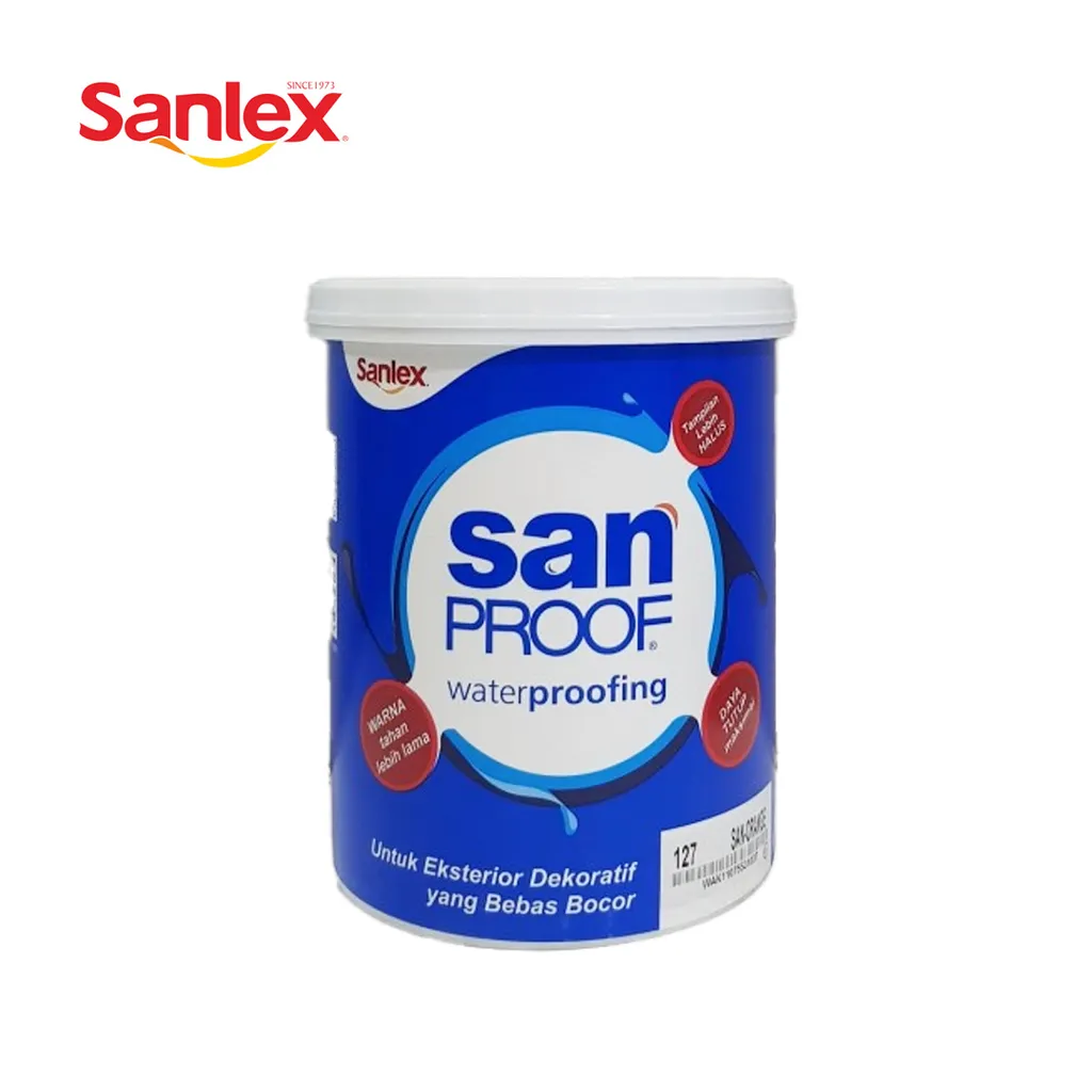 Sanlex Sanproof Cat Waterproofing 1 Kg San Soft Brown - Surabaya