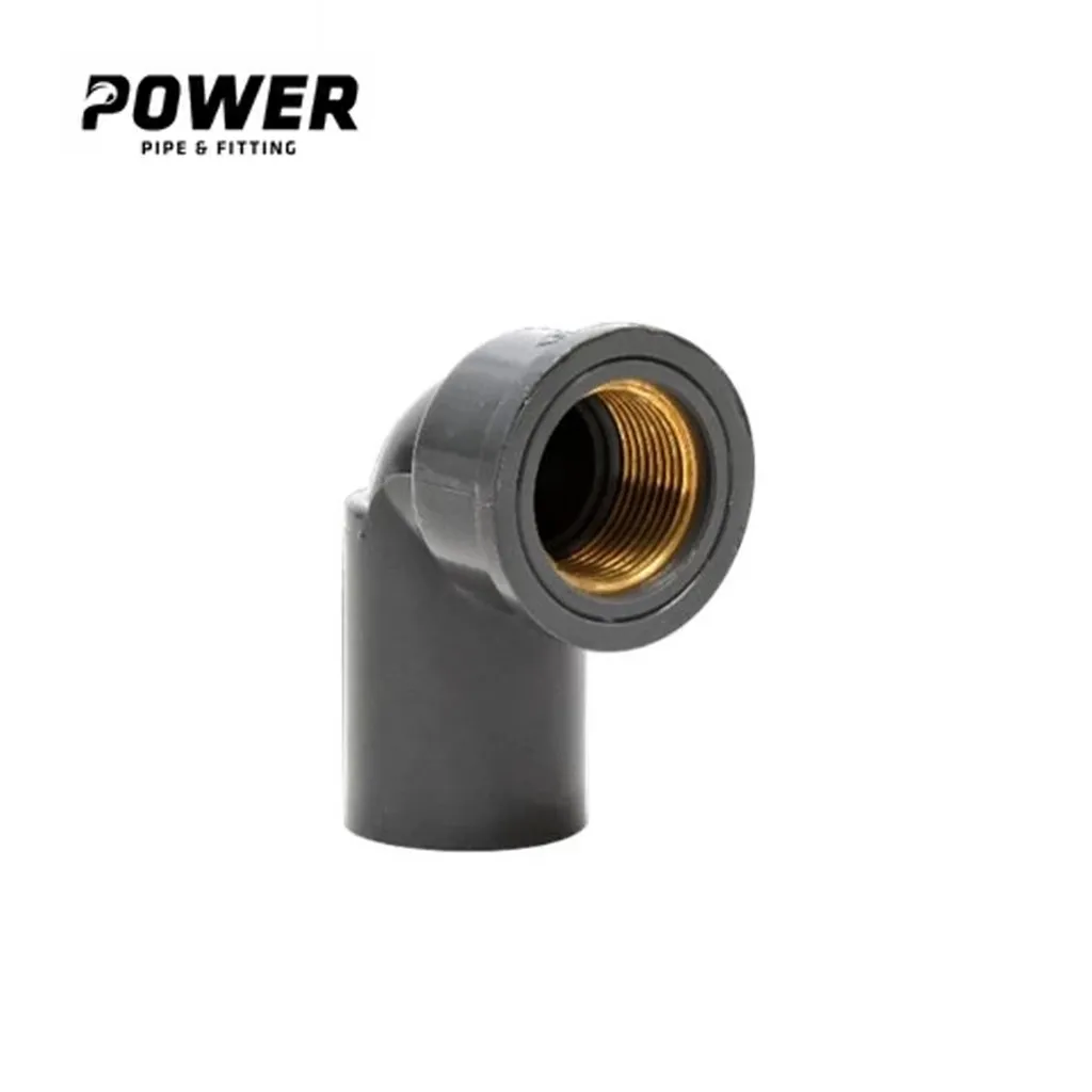 Power Fitting Pipa PVC Faucet Elbow with Metal AW