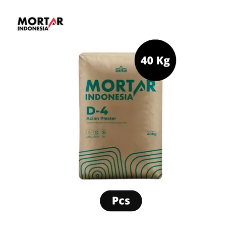 Mortar Indonesia Acian Plester 40 Kg - Graha Bangunan