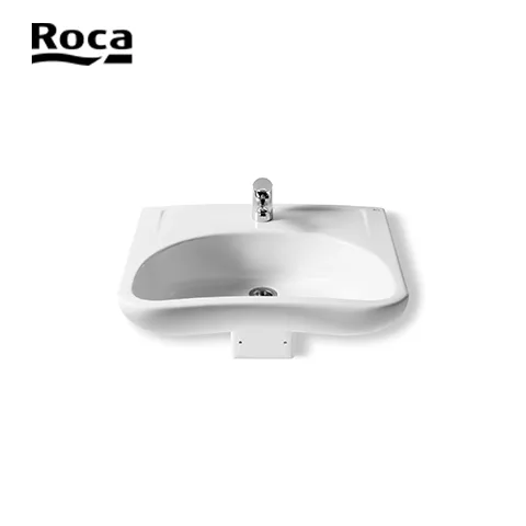 Roca Wall-hung vitreous china basin (Access) 64 Cm x 55 Cm x 16.5 Cm - Surabaya