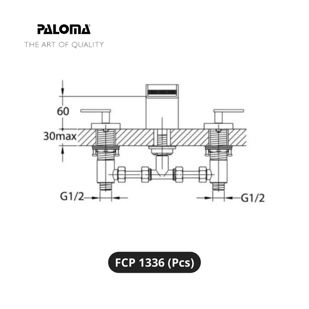 Paloma FCP 1336 Kran Wastafel Pcs - Surabaya