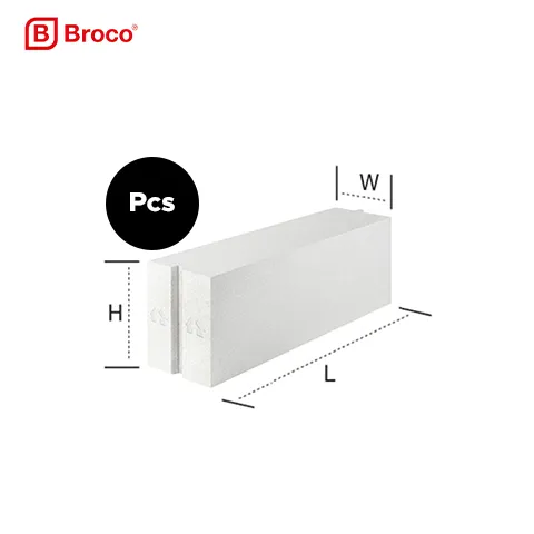 Broco Bata Ringan Interlocking 15 Cm 60 Cm x 20 Cm - Surabaya