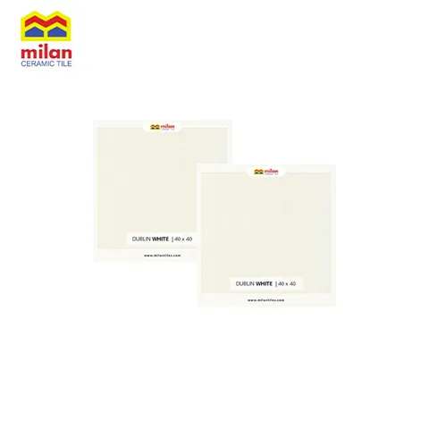 Milan Dublin White 40x40 Keramik Glossy 40 Cm x 40 Cm - Surabaya