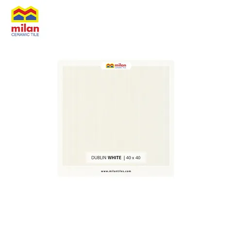 Milan Dublin White 40x40 Keramik Glossy 40 Cm x 40 Cm - Surabaya