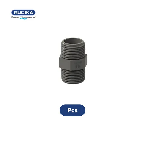 Rucika Pipa Fitting Double Nipple AW ¾" - Sumber Sentosa