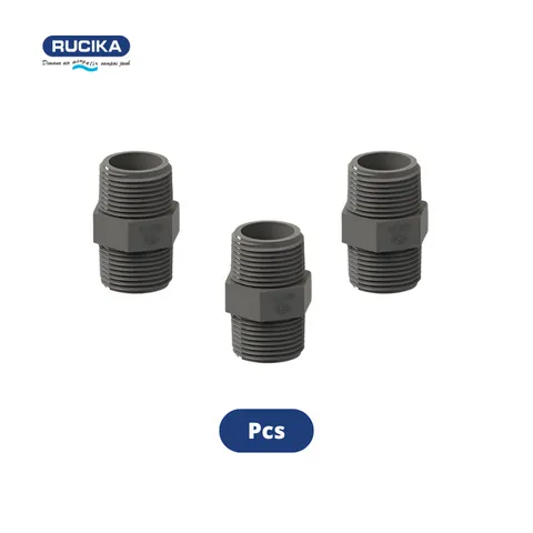 Rucika Pipa Fitting Double Nipple AW ½" - Sumber Sentosa