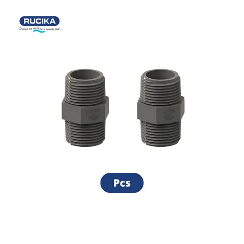 Rucika Pipa Fitting Double Nipple AW ¾" - Sumber Sentosa