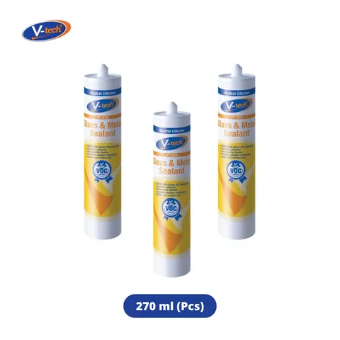 V-Tech VT 218CW Glass & Metal Sealant 270 ml - Surabaya