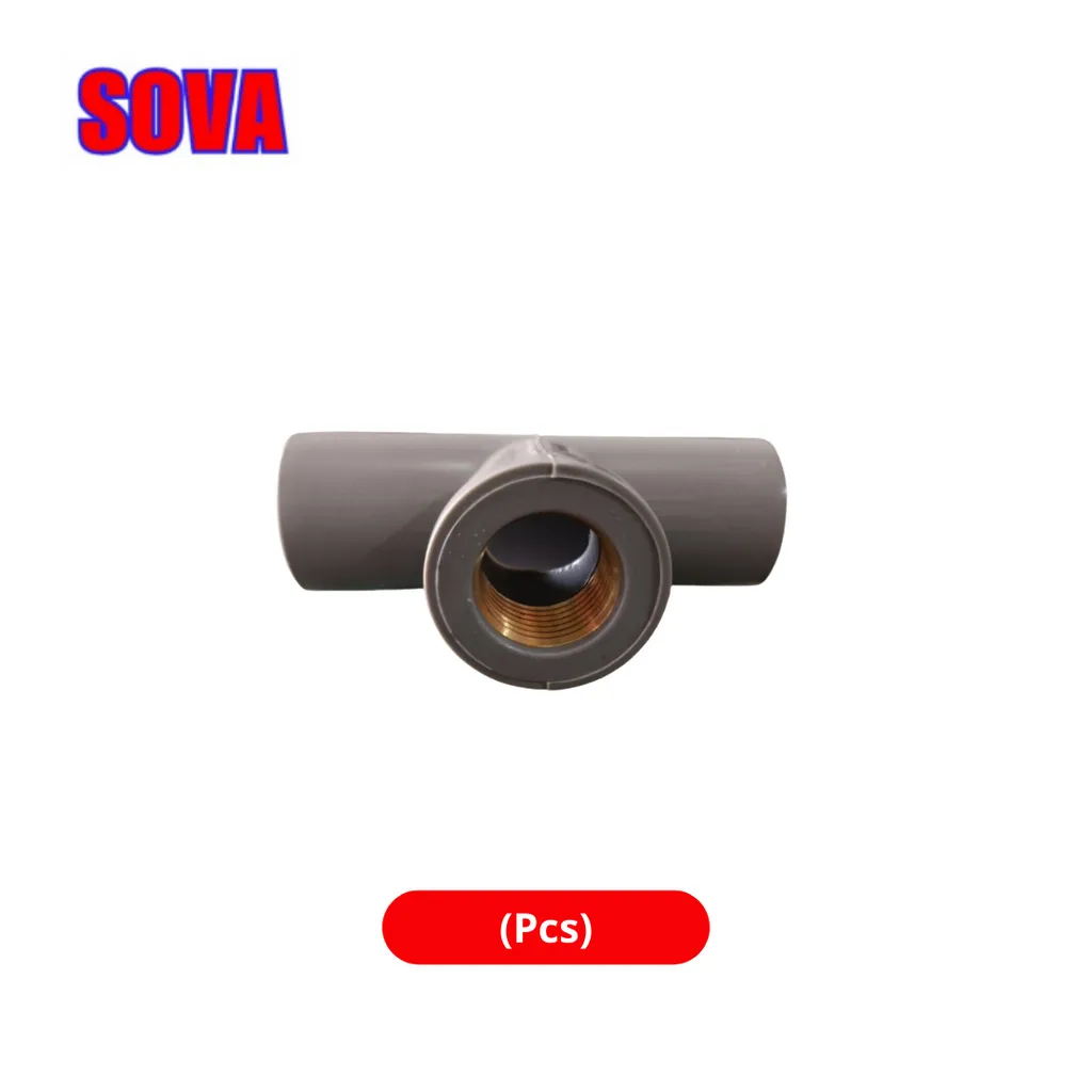 Sova Faucet Tee Drat Kuningan ½" - Surabaya