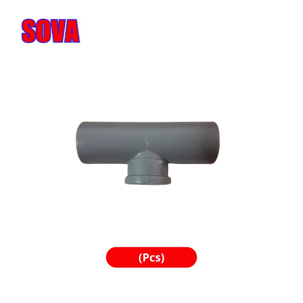 Sova Faucet Tee Drat Kuningan ½" x ¾" - Surabaya