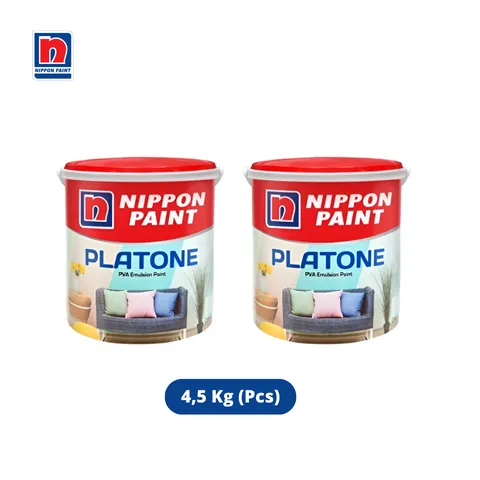 Nippon Paint Platone PVA Emulsion Paint 4,5 Kg NP231-Harbor Blue - Surabaya