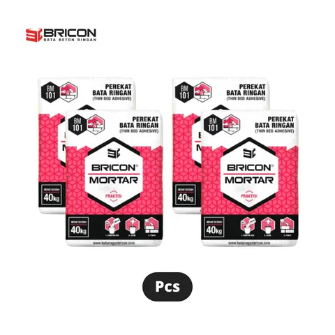 Bricon Perekat Bata Ringan 40 Kg Sak - Morodadi