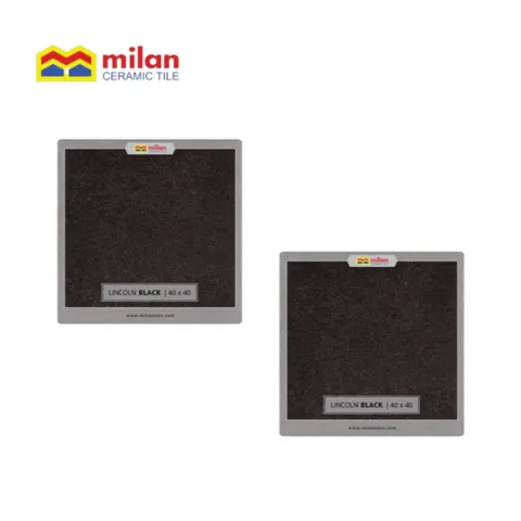 Milan Keramik Lincoln Black 40x40 40 Cm x 40 Cm - Surabaya