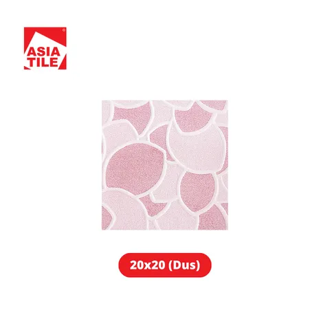 Asia Tile Keramik Welco Red 20x20 Dus - Sri Rejeki