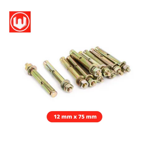 Wowo Dynabolt 12 mm x 75 mm 12 mm x 75 mm - Sinar Gemilang