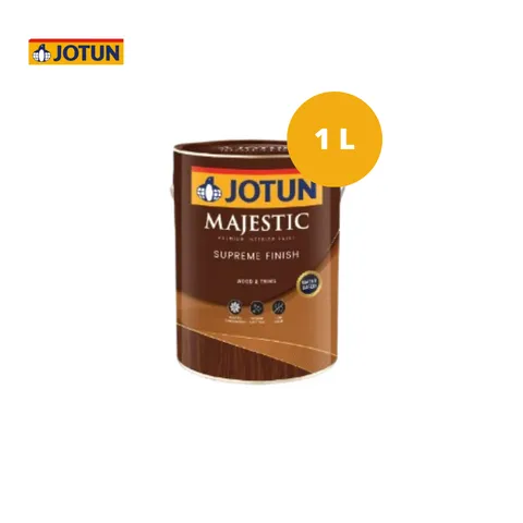 Jotun Majestic Supreme Cat Kayu & Besi 1 Liter 20144-Grounded Red - Murah Makmur Cipanas