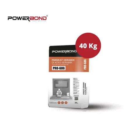 Powerbond Tile Adhesive Perekat Keramik  40 kg Sak - Surabaya