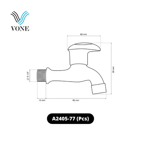 Vone Kran Tembok A2405-77 Pcs - Al Inayah