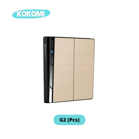Kokomi Executive Beige Series Wall Socket Golden G5 - Surabaya