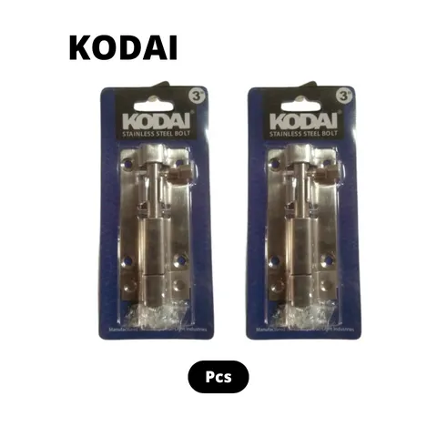 Kodai Grendel Stainless Steel Bolt 3" - Dua Saudara
