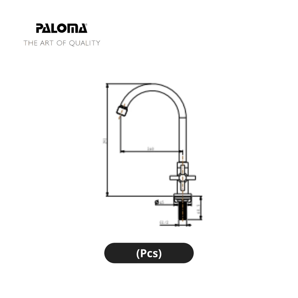 Paloma FCP 6361 Kran Angsa Pcs - Surabaya