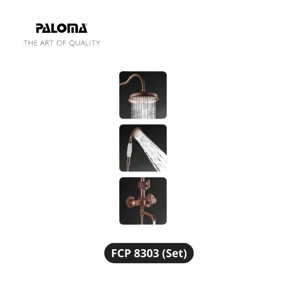 Paloma FCP 8303 Kran Shower Tiang Set - Surabaya