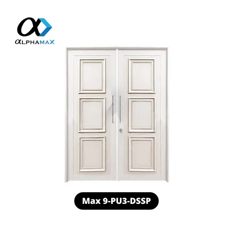 Alphamax Max 9-PU3-DSSP Pintu Aluminium Putih Kiri - Surabaya