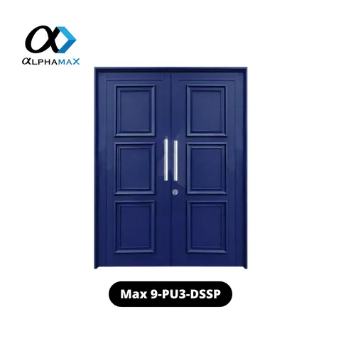Alphamax Max 9-PU3-DSSP Pintu Aluminium Hitam Kiri - Surabaya