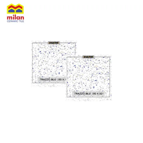 Milan Habitat Trazzo Blu 50x50 Motif Teraso 50 Cm x 50 Cm - Surabaya