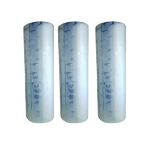 Fiber Motif Bambu Panda Putih Meter - Bintang Jaya