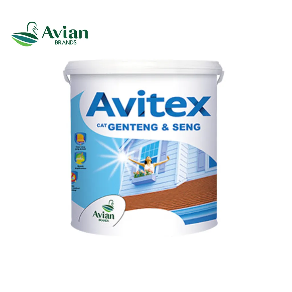 Avitex Cat Genteng dan Seng 20 Kg SB Super Black - Sahabat Baru 2
