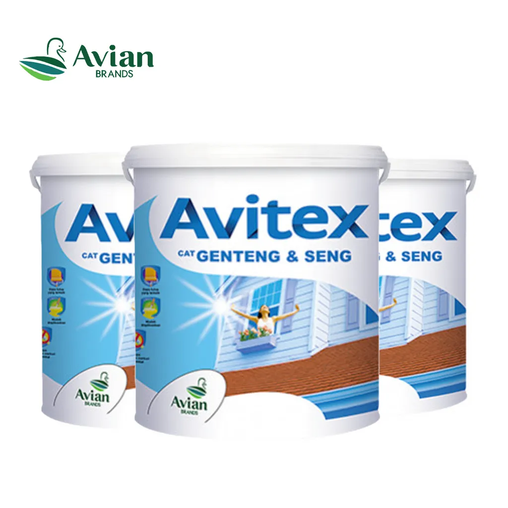 Avitex Cat Genteng dan Seng 20 Kg SW Super White - Sahabat Baru