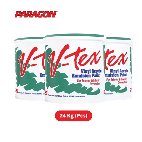Paragon V-Tex Emulsion Paint 24 Kg V-17 Lily Pink - Surabaya