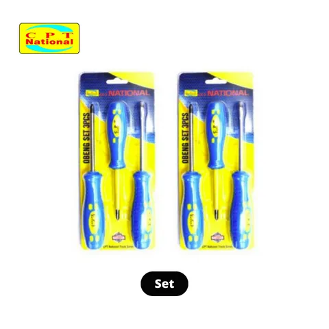 CPT National Obeng Bolak Balik HD 3 pcs isi 3 - Surabaya