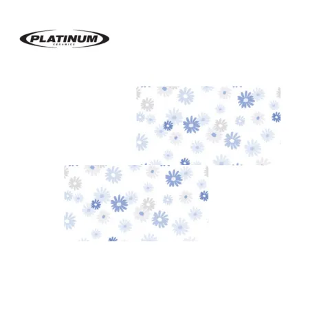 Platinum Keramik Hayden Blue Decor 25 Cm x 40 Cm - Surabaya
