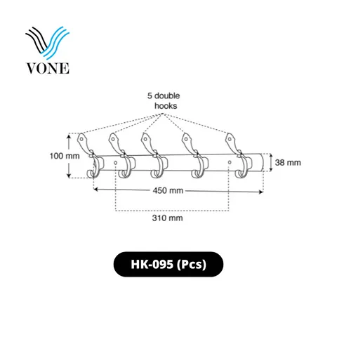 Vone Hook Gantungan Baju HK-095 Pcs - Surabaya