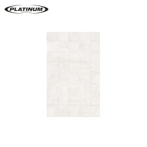 Platinum Keramik Bosco White Embossed 25 Cm x 40 Cm - Surabaya