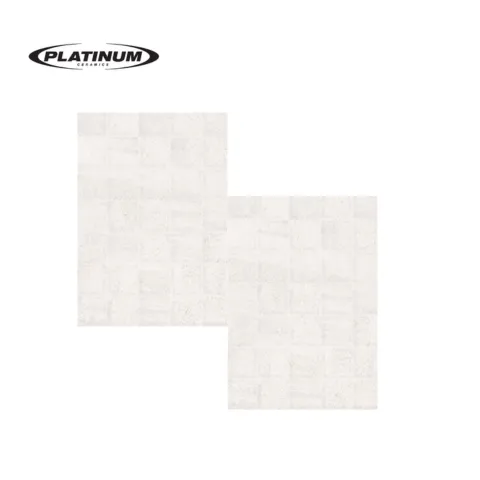 Platinum Keramik Bosco White Embossed