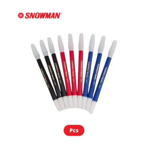 Snowman Spidol Hitam - Surabaya